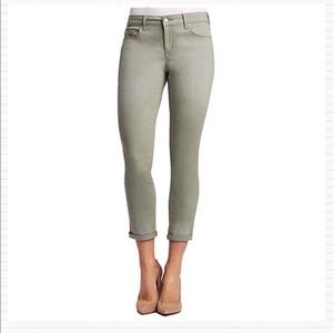 Donating! Pale Green Ankle Jeans Size 4